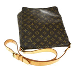 Louis Vuitton Musette Brown Canvas Shoulder Bag (Pre-Owned)