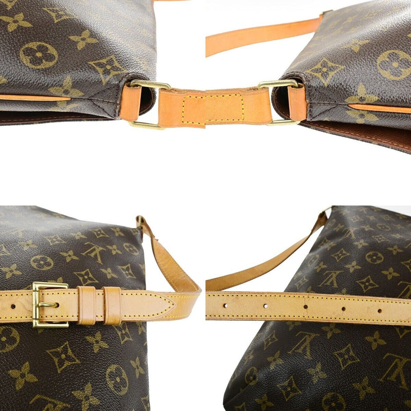 Louis Vuitton Musette Brown Canvas Shoulder Bag (Pre-Owned)