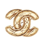 Chanel Coco Mark Gold Gold Plated Brooch Jewelry (Pre-Owned)