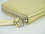 Jimmy Choo Gold Leather Wallet  (Pre-Owned)