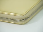 Jimmy Choo Gold Leather Wallet  (Pre-Owned)