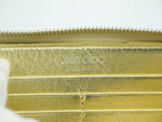 Jimmy Choo Gold Leather Wallet  (Pre-Owned)