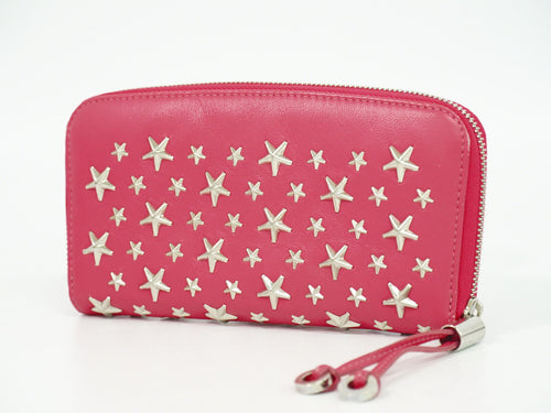 Jimmy Choo Pink Leather Wallet  (Pre-Owned)