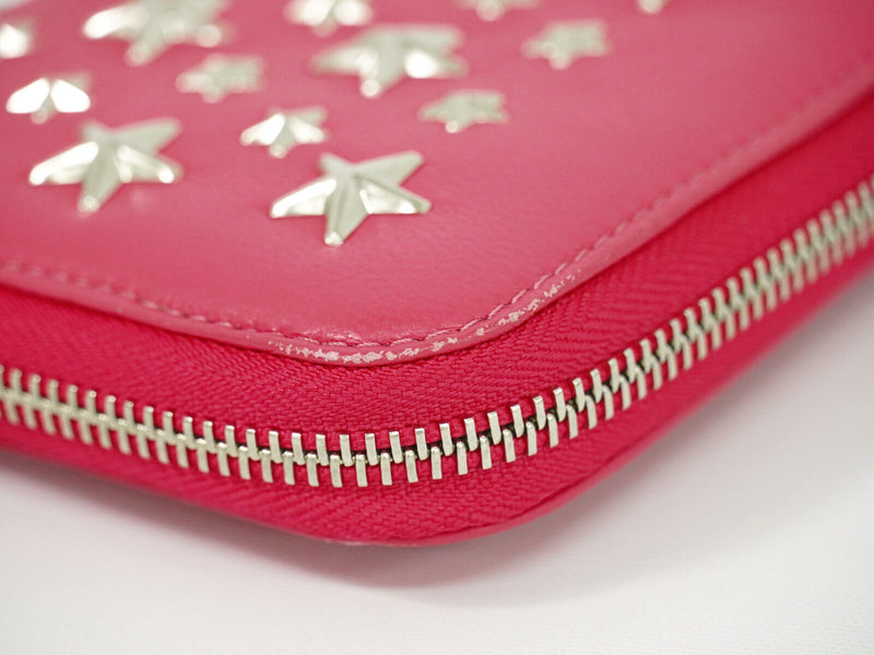 Jimmy Choo Pink Leather Wallet  (Pre-Owned)