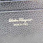 Salvatore Ferragamo Black Leather Wallet  (Pre-Owned)