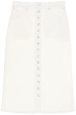 Courreges Women's "Denim Midi Skirt With Multif