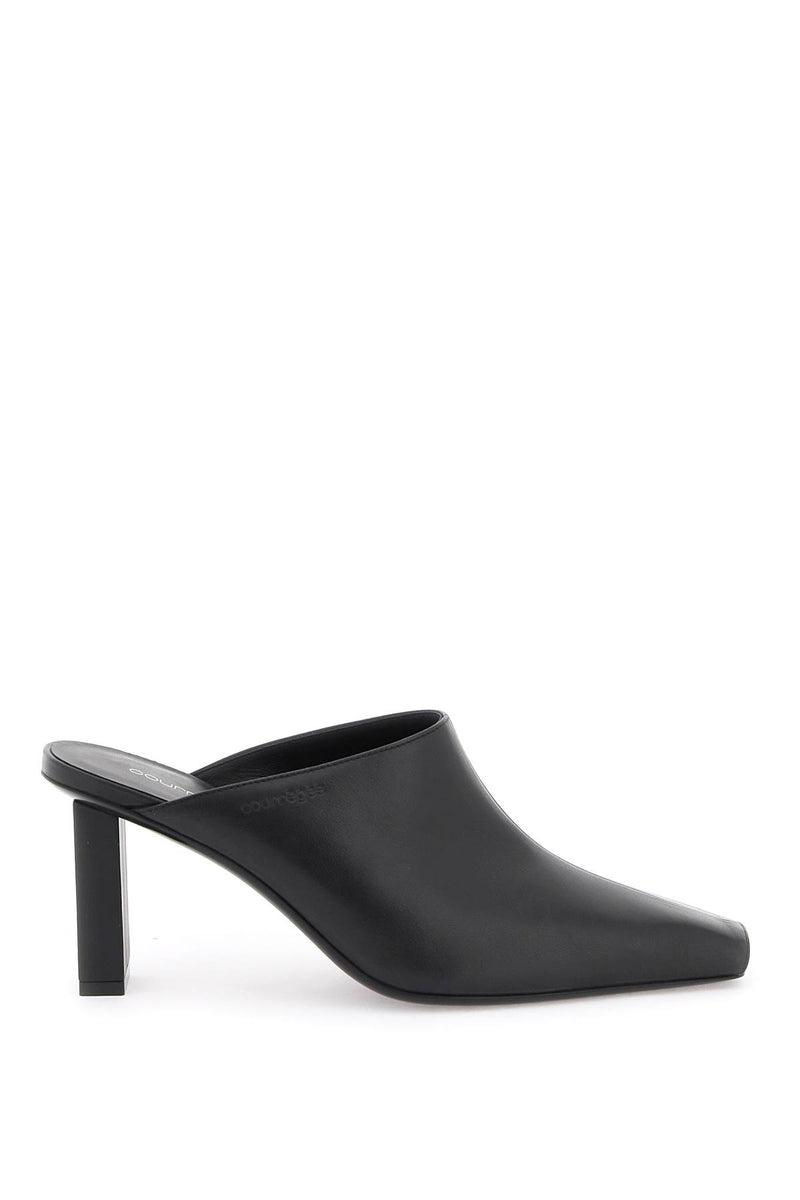 Courreges Women's Leather Mules For