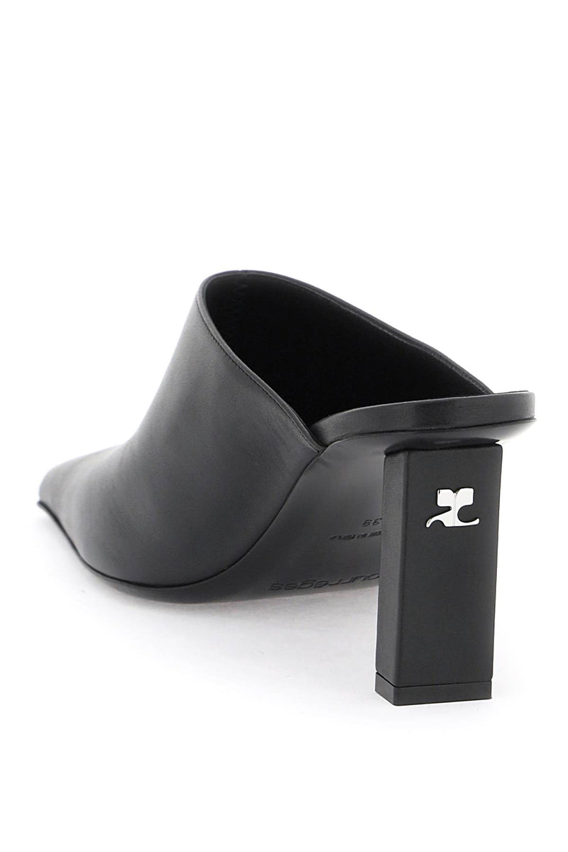 Courreges Women's Leather Mules For