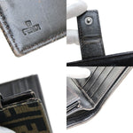 Fendi -- Brown Canvas Wallet  (Pre-Owned)