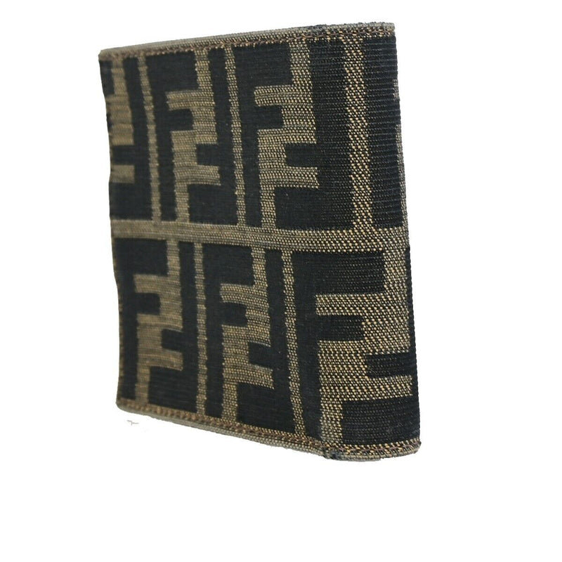 Fendi -- Brown Canvas Wallet  (Pre-Owned)