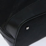 Salvatore Ferragamo Black Canvas Shoulder Bag (Pre-Owned)