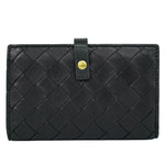 Bottega Veneta Black Leather Wallet  (Pre-Owned)