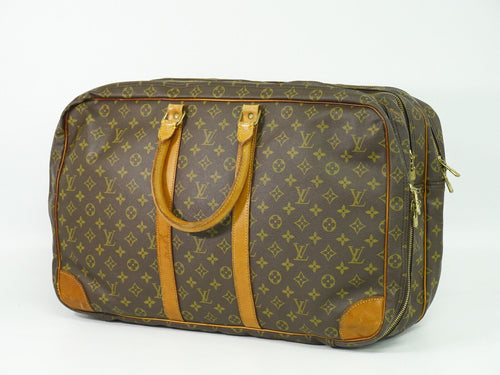 Louis Vuitton Boston Brown Canvas Backpack Bag (Pre-Owned)