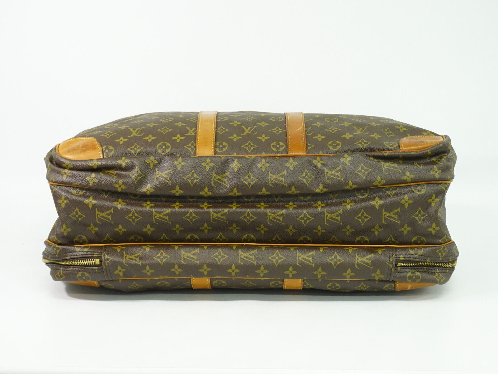 Louis Vuitton Boston Brown Canvas Backpack Bag (Pre-Owned)