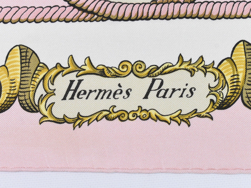 Hermès Pink Silk Scarf  (Pre-Owned)