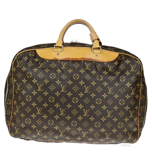 Louis Vuitton Alizé Brown Canvas Travel Bag (Pre-Owned)