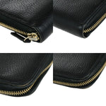 Gucci Interlocking Black Leather Wallet  (Pre-Owned)