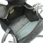 Salvatore Ferragamo Amy Black Leather Shoulder Bag (Pre-Owned)