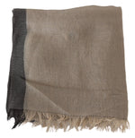 Costume National Beige Cotton Shawl | Women's Scarf