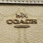 Coach Signature Beige Canvas Tote Bag (Pre-Owned)