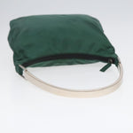 Prada Tessuto Green Synthetic Shoulder Bag (Pre-Owned)