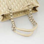 Dior Romantique Beige Canvas Shoulder Bag (Pre-Owned)