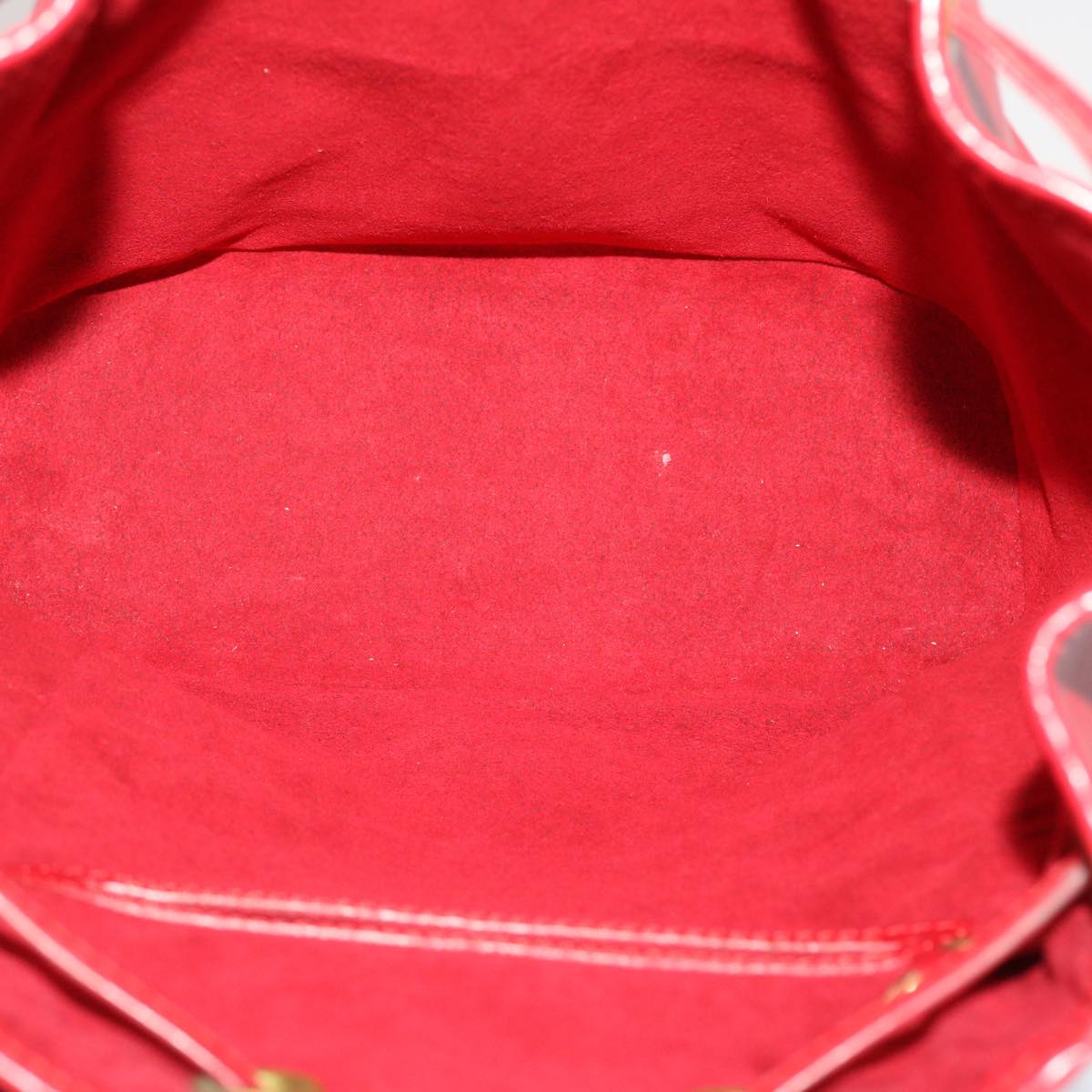 Louis Vuitton Montsouris Red Leather Backpack Bag (Pre-Owned)