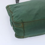 Prada Tessuto Green Synthetic Shoulder Bag (Pre-Owned)