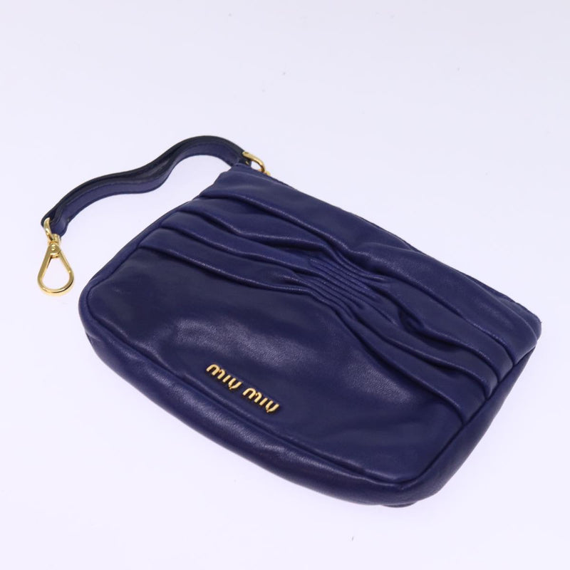 Miu Miu -- Blue Synthetic Tote Bag (Pre-Owned)