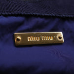 Miu Miu -- Blue Synthetic Tote Bag (Pre-Owned)