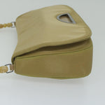 Dior Maris Pearl Khaki Synthetic Shoulder Bag (Pre-Owned)