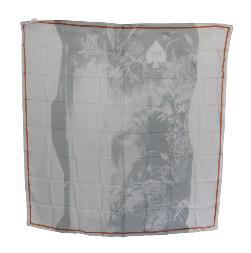 Costume National Silk Floral Foulard Wrap Women's Scarf