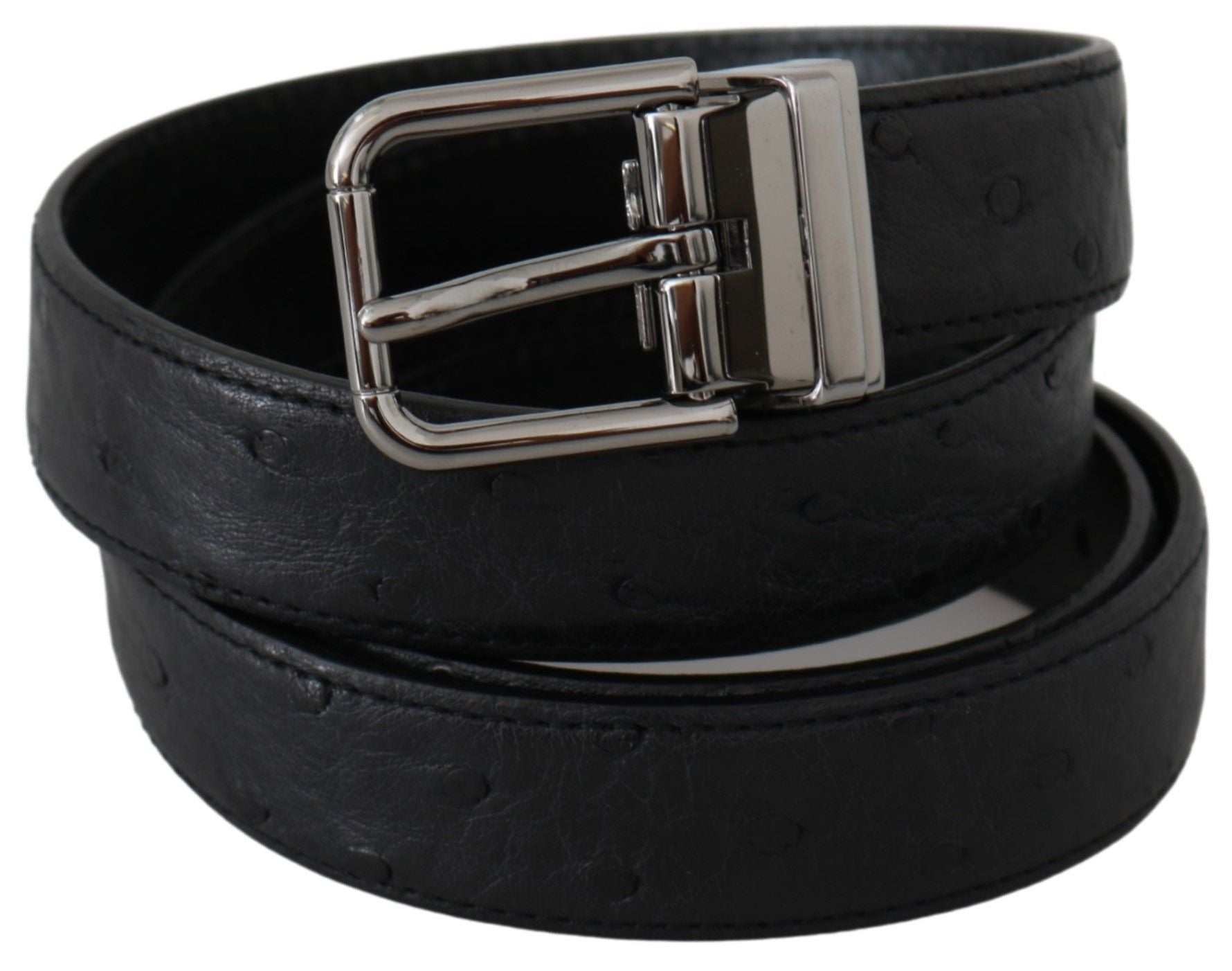 Dolce & Gabbana Elegant Exotic Skin Designer Men's Belt