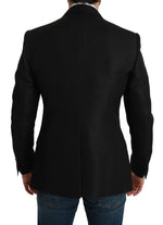 Dolce & Gabbana Slim Fit Martini Black Blazer Men's Jacket