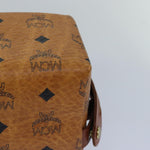 MCM Visetos Brown Canvas Clutch Bag (Pre-Owned)