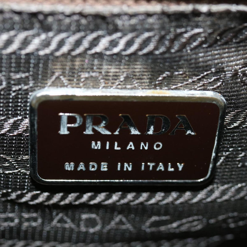 Prada Tessuto Khaki Synthetic Handbag (Pre-Owned)