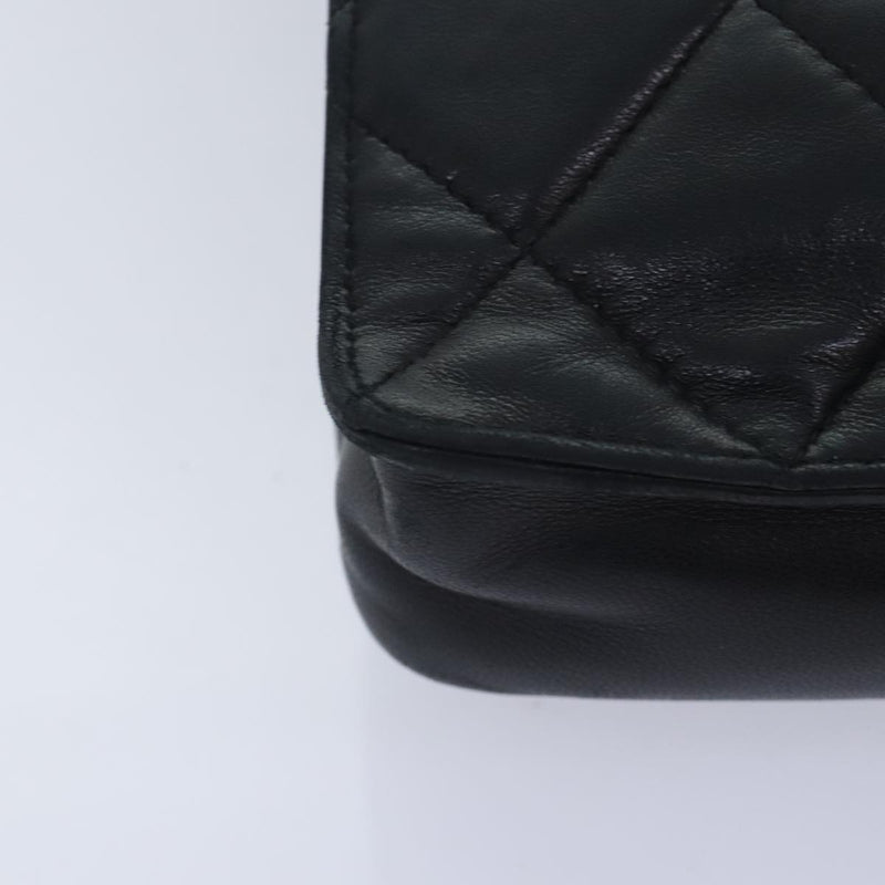 Chanel Bicolore Black Leather Shoulder Bag (Pre-Owned)