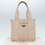 Prada -- Pink Canvas Handbag (Pre-Owned)