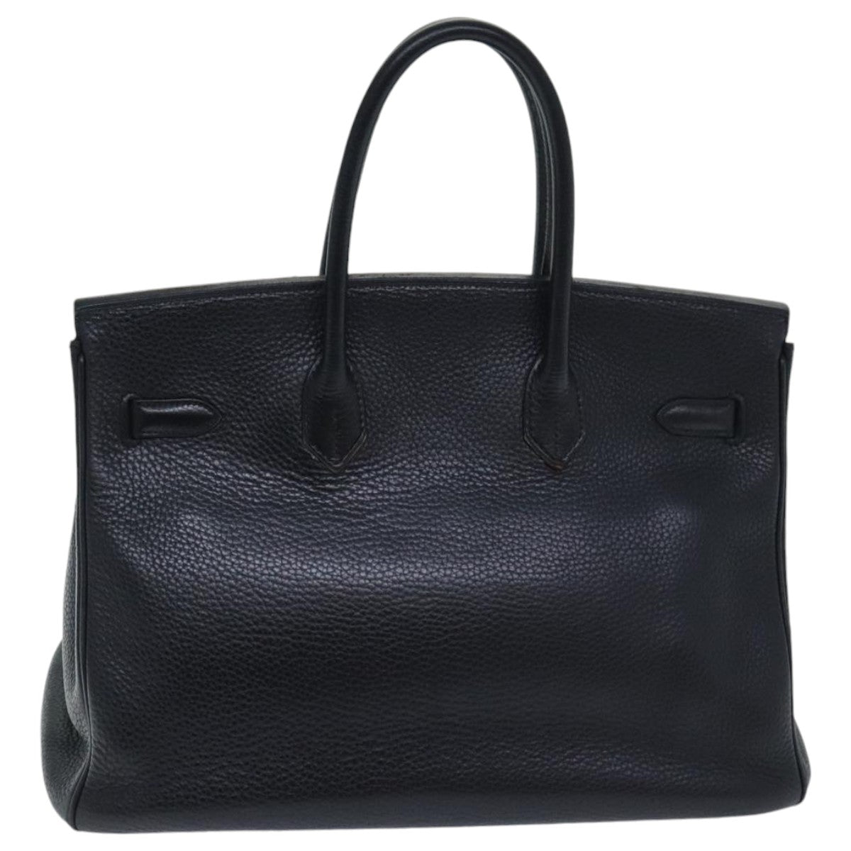 Hermès Birkin 35 Black Leather Handbag (Pre-Owned)