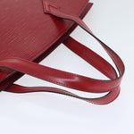 Louis Vuitton Saint Jacques Red Leather Shoulder Bag (Pre-Owned)