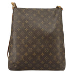 Louis Vuitton Musette Salsa Brown Canvas Shoulder Bag (Pre-Owned)