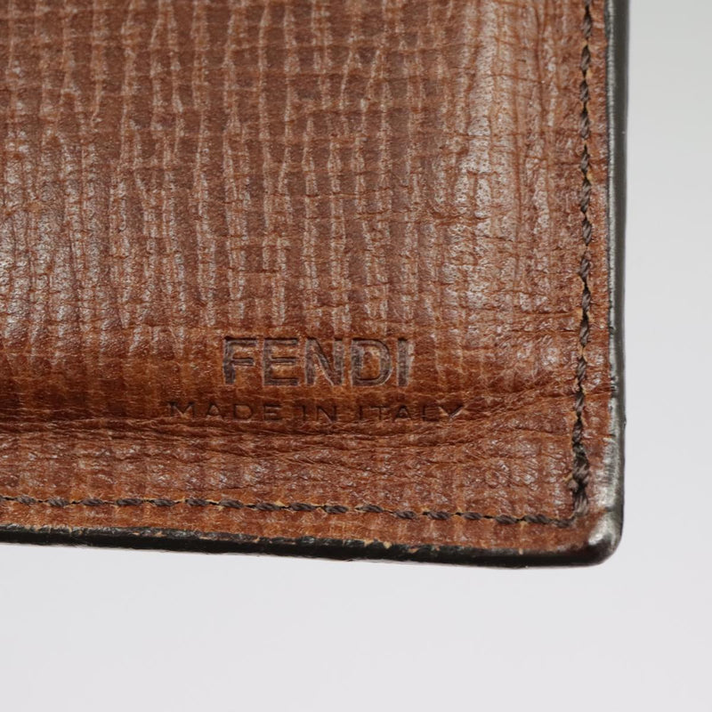 Fendi Black Canvas Wallet  (Pre-Owned)