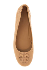 Tory Burch Women's Suede Minnie Travel Ballet Flats