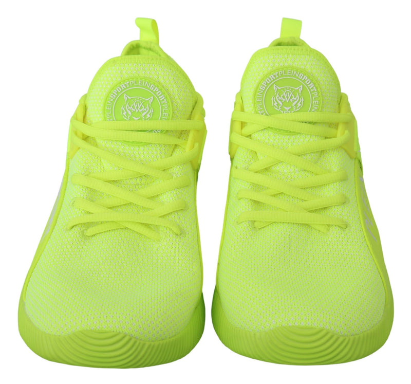 Philipp Plein Stylish Light Green Casual Men's Sneakers