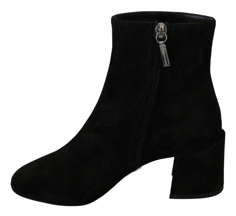 Dolce & Gabbana Chic Embroidered Ankle Women's Boots