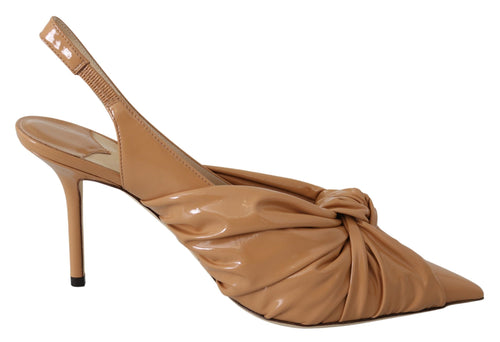 Jimmy Choo Elegant Pointed Toe Leather Women's Pumps