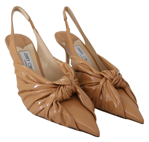 Jimmy Choo Elegant Pointed Toe Leather Women's Pumps