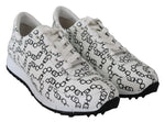 Jimmy Choo Elegant Monochrome Leather Women's Sneakers