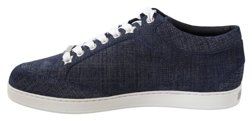 Jimmy Choo Miami Blue Denim Women's Sneakers