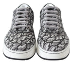 Jimmy Choo Hawaii Silver Black Glitter Women's Sneakers